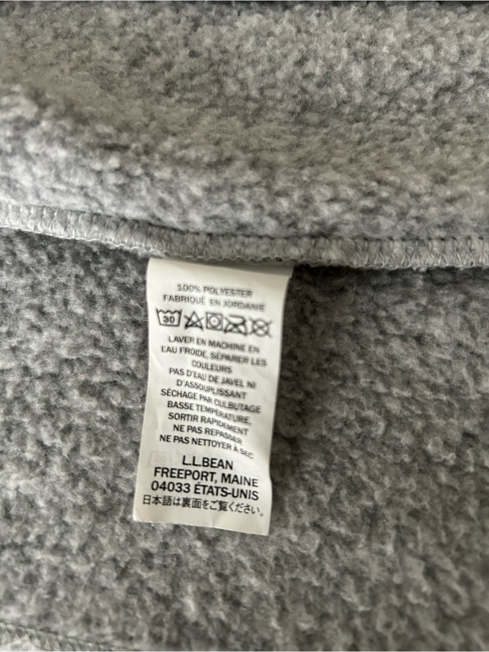 LL BEAN BETTER SWEATER / FLEECE FULL ZIP JACKET SIZE MEDIUM - Picture 10 of 10